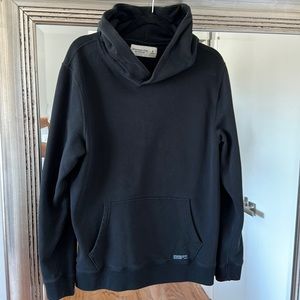 Abercrombie Fitch Black hooded sweatshirt.